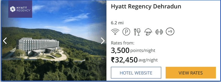 Hyatt Regency Dehradun Redemption