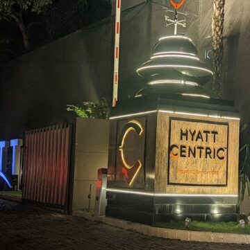 Hyatt Centric MG Road Bangalore Entrance