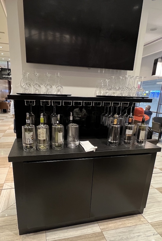 Alhan Business Class Lounge Alcohol Selection